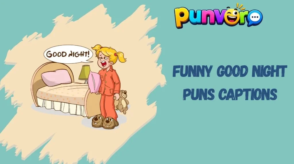 Funny Good Night Puns Captions