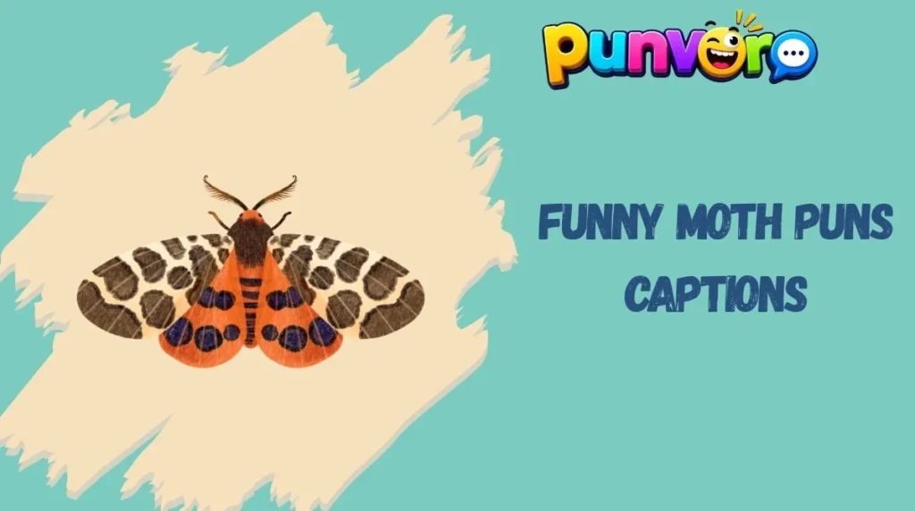 Funny Moth Puns Captions