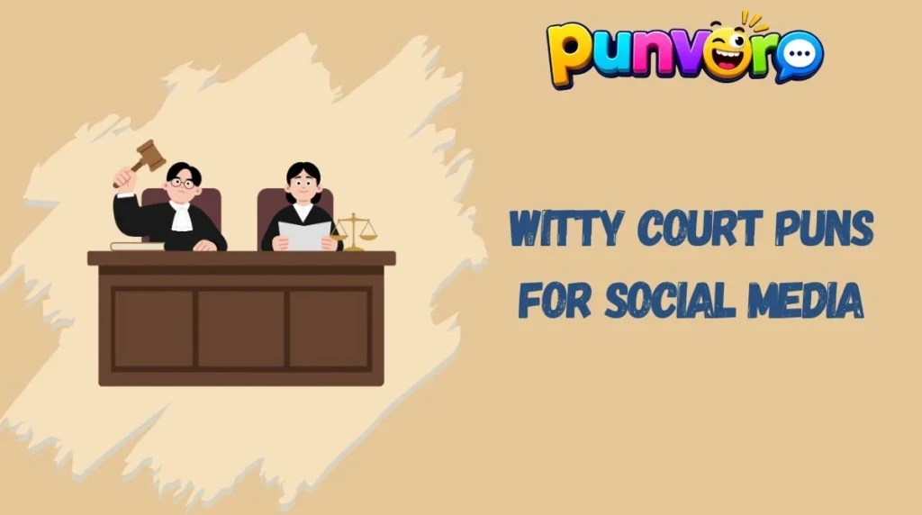 Witty Court Puns for Social Media
