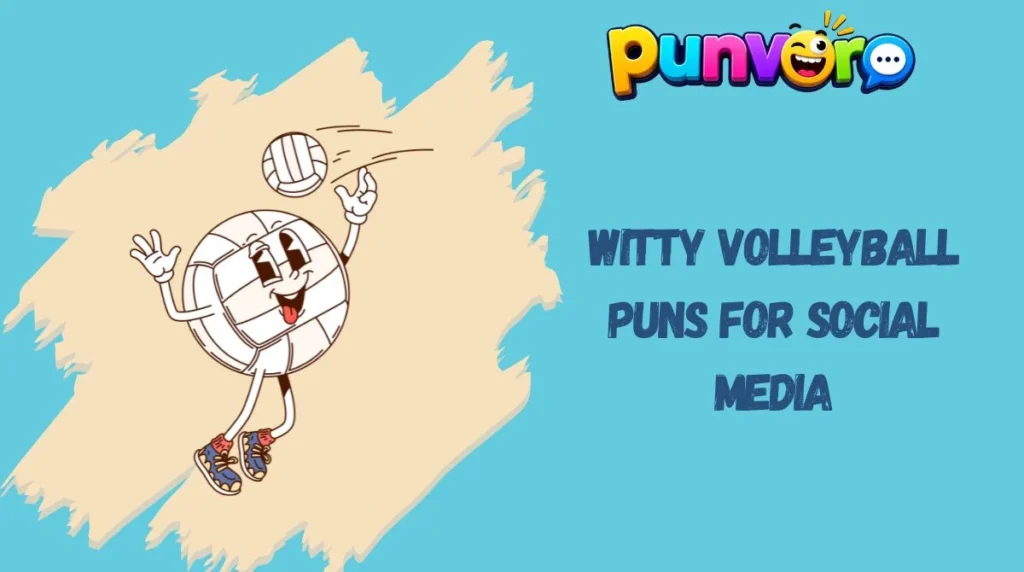 Witty Volleyball Puns for Social Media