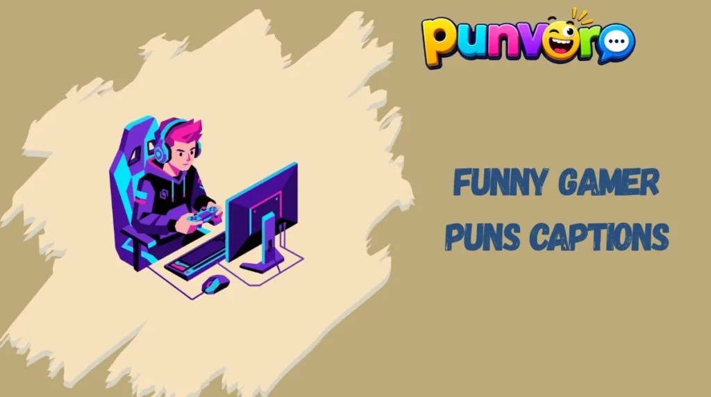 Funny Gamer Puns Captions