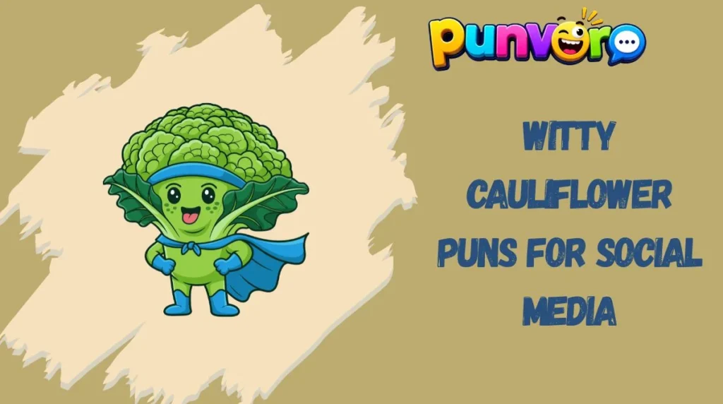 Witty Cauliflower Puns for Social Media