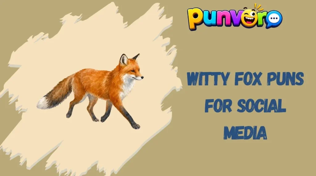 Witty Fox Puns for Social Media